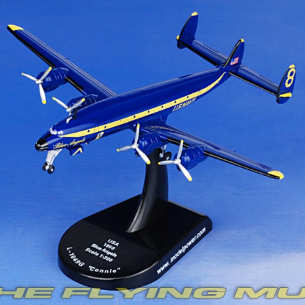 3/$55✈️new Model Power Airliner Collection #5806-2 LOCKHEED L-1049G Blue Angels